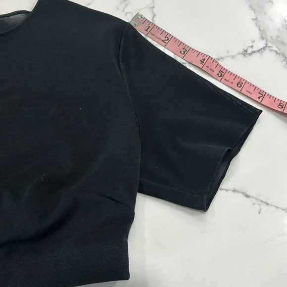 Yitty Mesh Me Black Crop Top. Size XL (749Ii) - Picture 15 of 17